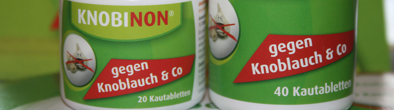 KNOBINON gegen Knoblauch- & Mundgeruch