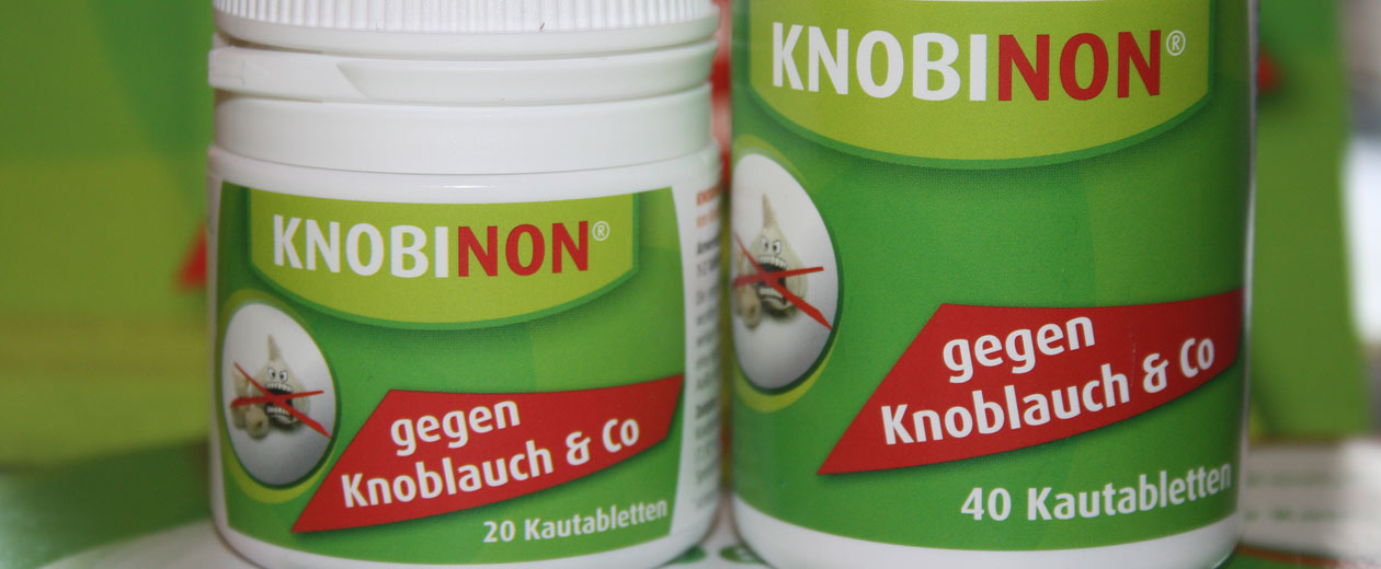 KNOBINON gegen Knoblauch- & Mundgeruch